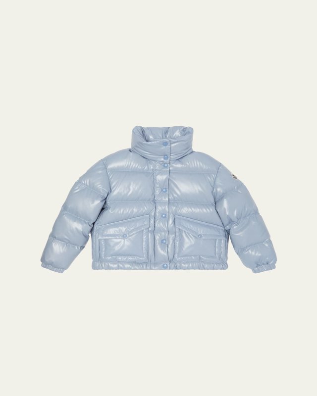 Girl's Puivert Hooded Down Jacket, Size 8-